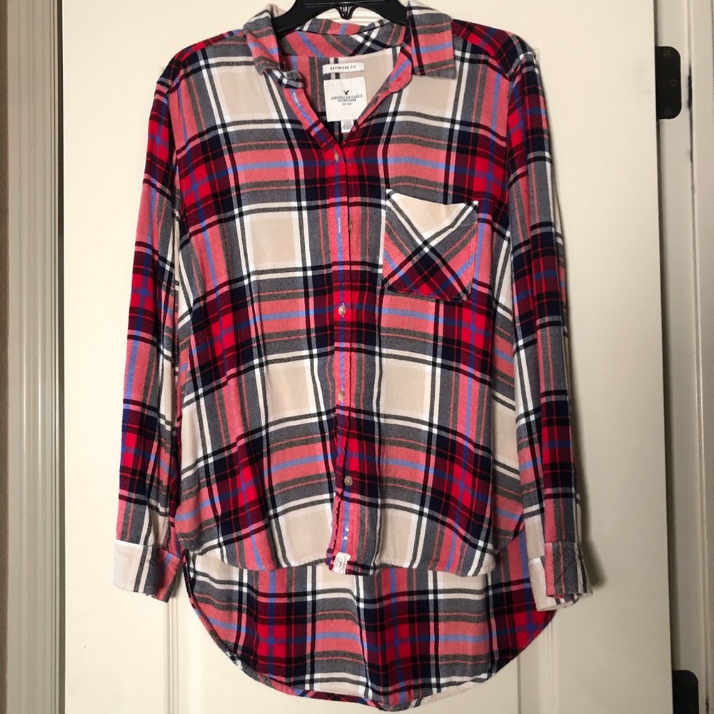 American eagle boyfriend fit flannel